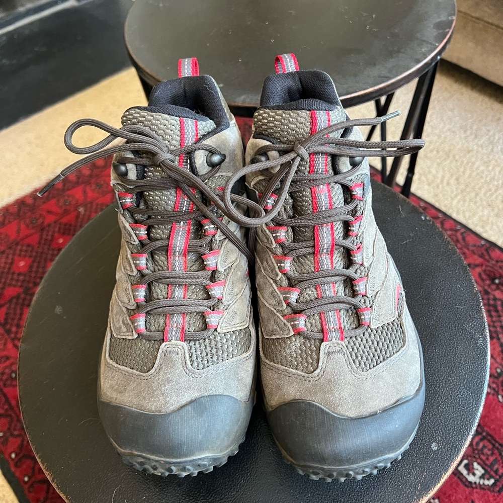 Merrell boots, men’s, leather and fabric, excellent condition size US 7.5
